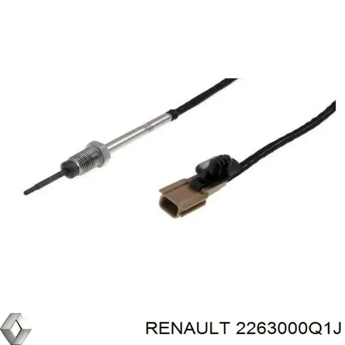 Do koszyka 2263000Q1J Renault (RVI) Czujnik temperatury spalin, przed turbiną