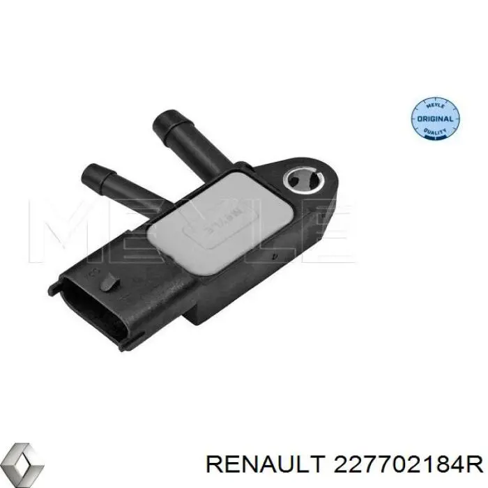 Czujnik ciśnienia spalin 227702184R Renault (RVI)