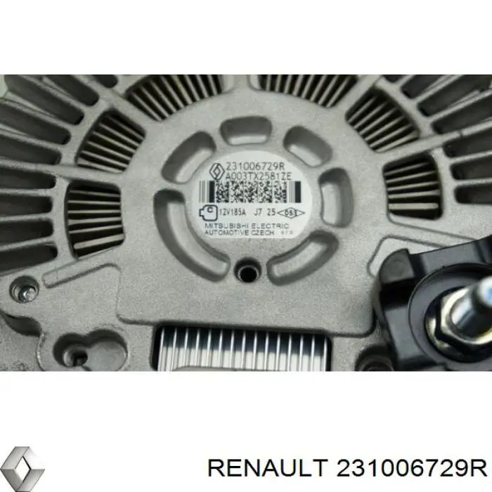 Do koszyka 231006729R Renault (RVI) Alternator
