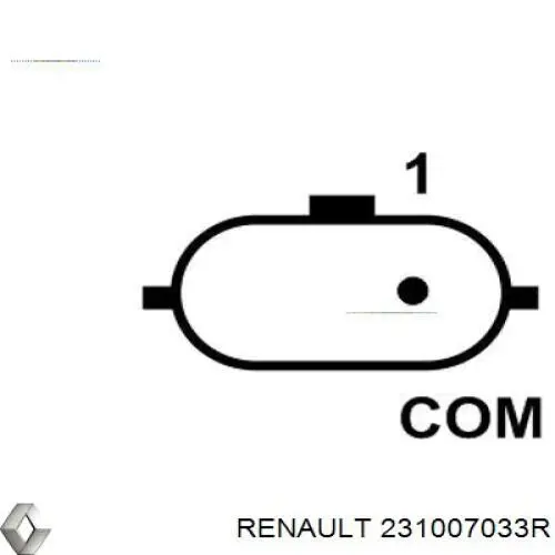 231007033R Renault (RVI) Alternator