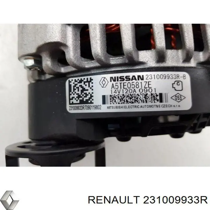 A5TE0581ZE Renault (RVI) Alternator