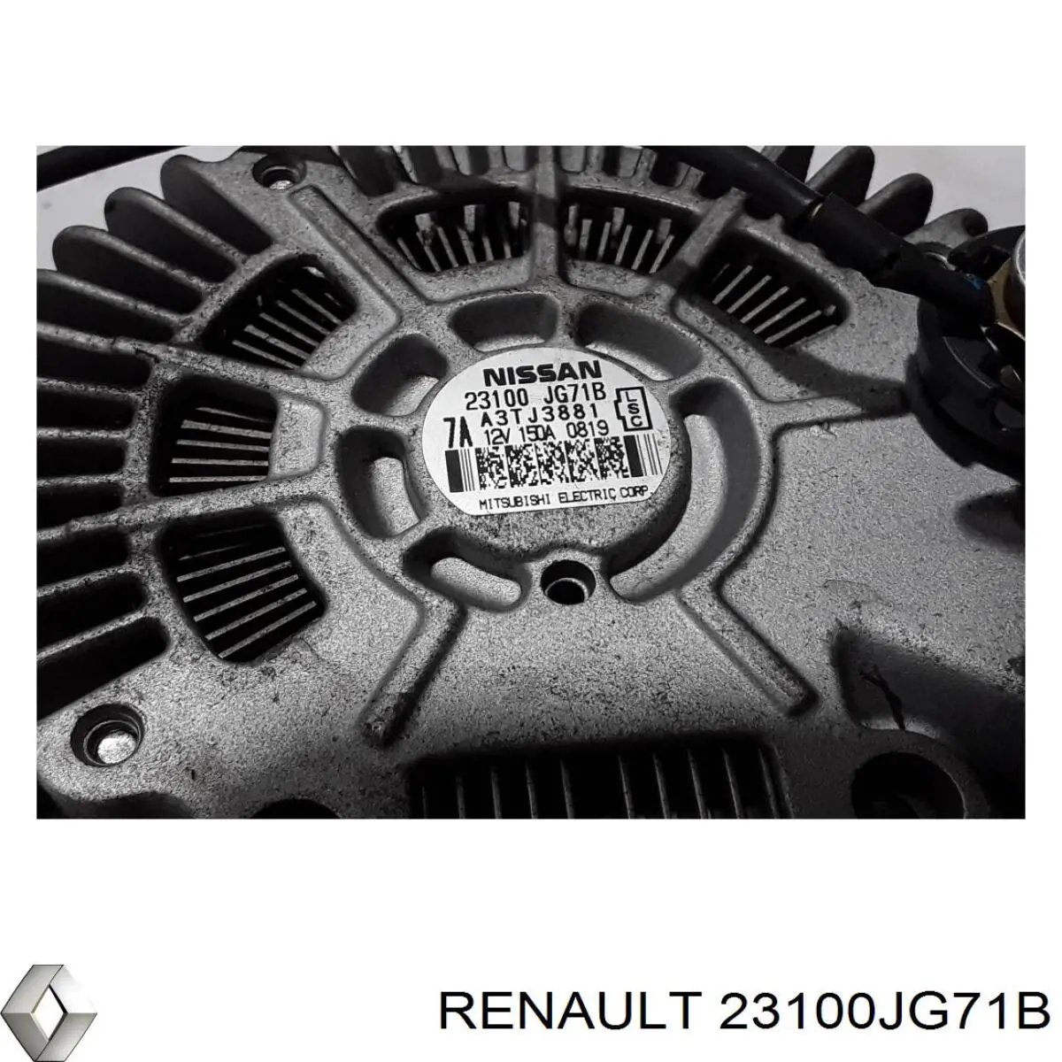 Do koszyka 23100JG71B Renault (RVI) Alternator