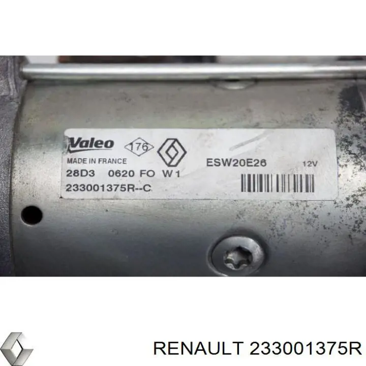 Rozrusznik Renault (RVI) 233001375R cena, od 100,85 USD