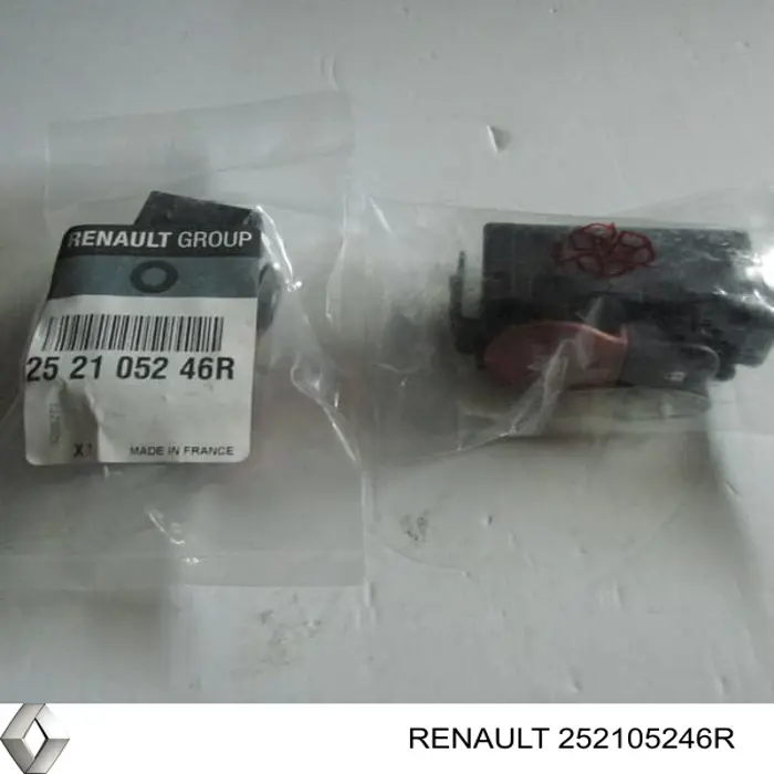 252105246R Renault (RVI) Przycisk włączania światła awaryjnego