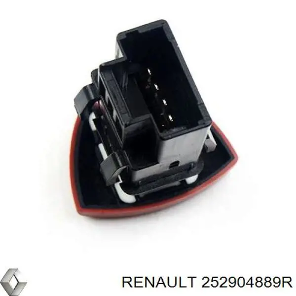 252904889R Renault (RVI) Przycisk włączania światła awaryjnego