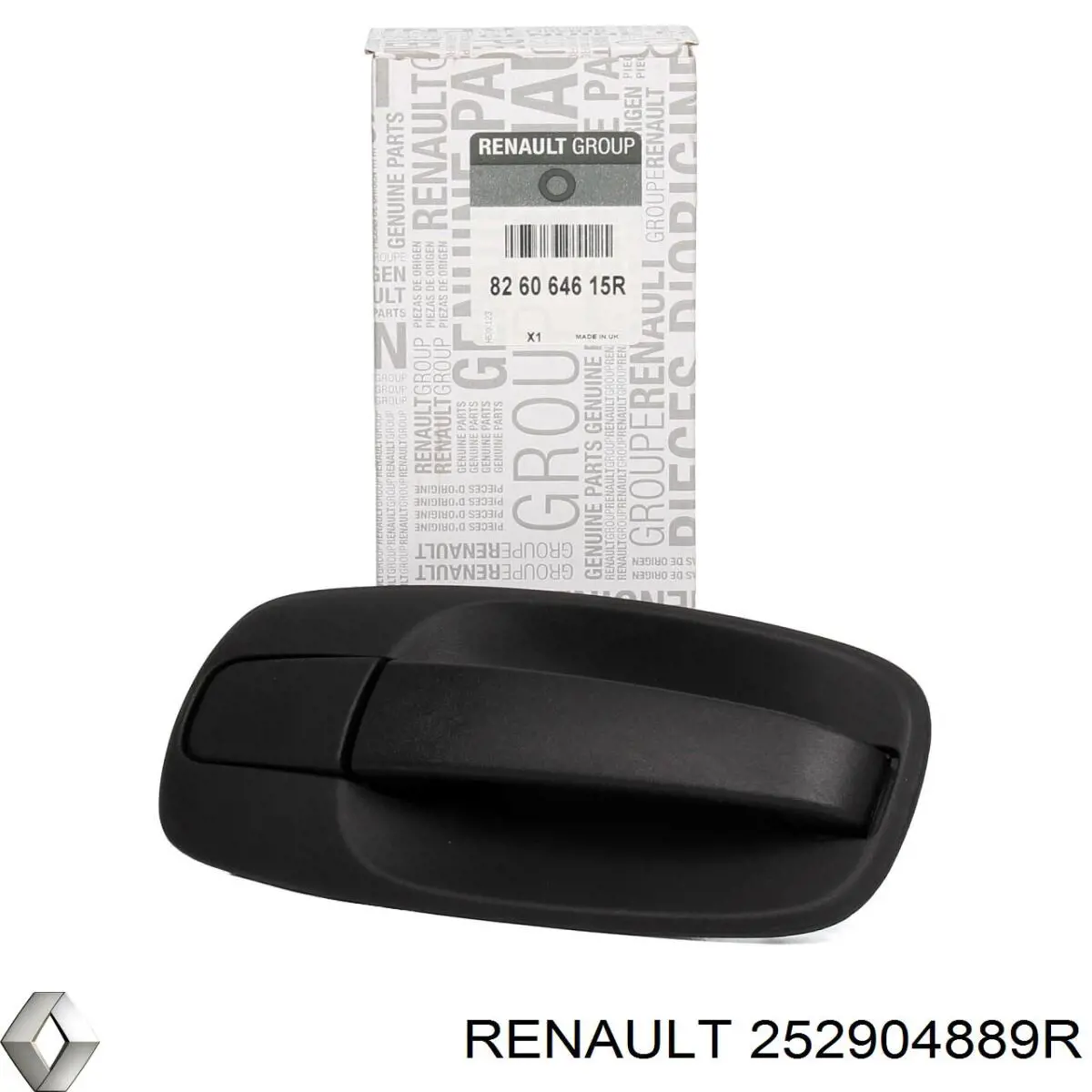 Przycisk włączania światła awaryjnego 252904889R Renault (RVI)