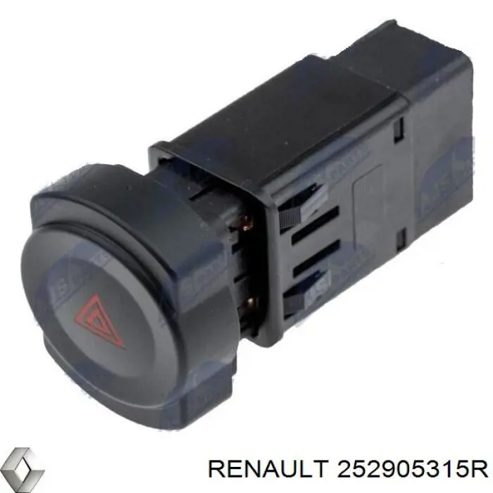 252905315R Renault (RVI) Przycisk włączania światła awaryjnego