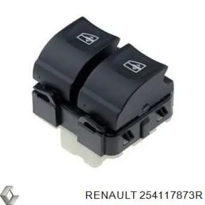 Panel przyciskowy sterowania podnośnikiem szyby przedni lewy Renault (RVI) 254117873R cena, od 43,42 USD