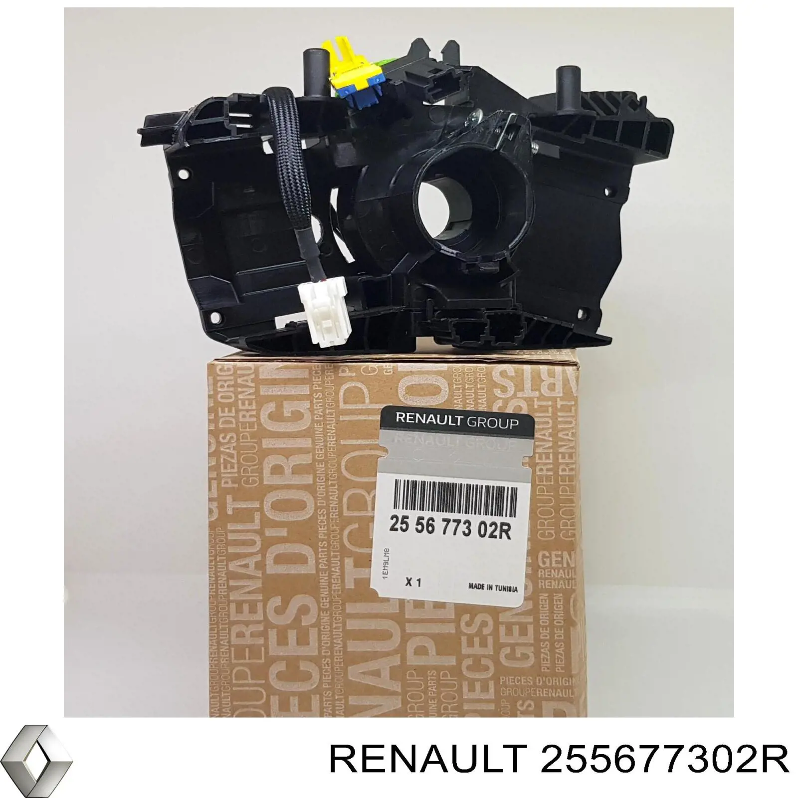 255677302R Renault (RVI) Pierścień kontaktowy AIRBAG, taśma kierownicy