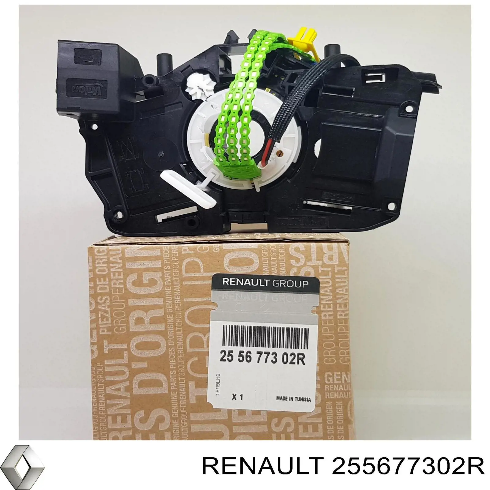 Pierścień kontaktowy AIRBAG, taśma kierownicy Renault (RVI) 255677302R cena, od 100,45 USD