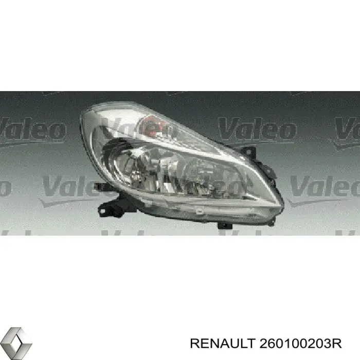 260100203R Renault (RVI) Reflektor prawy