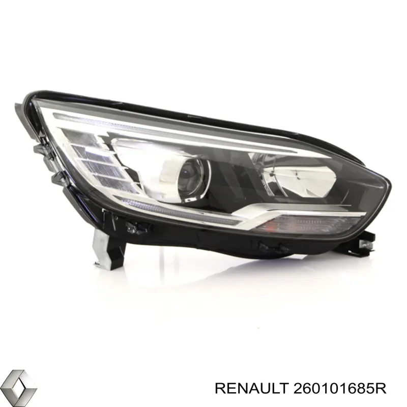 Reflektor prawy 260101685R Renault (RVI)