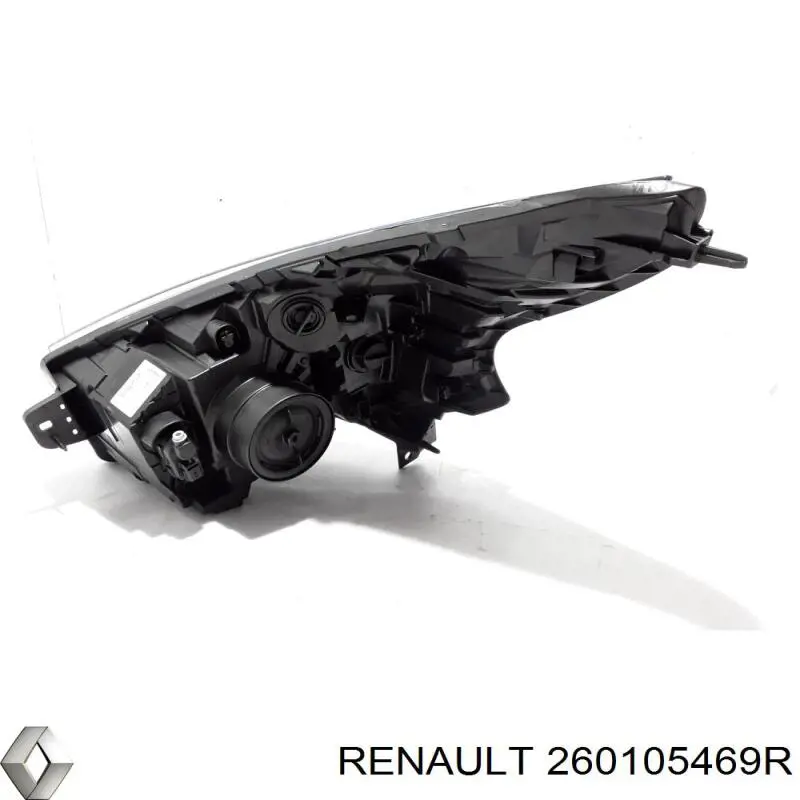 Reflektor prawy 260105469R Renault (RVI)