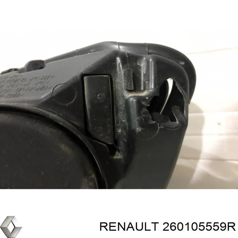 Reflektor prawy 260105559R Renault (RVI)