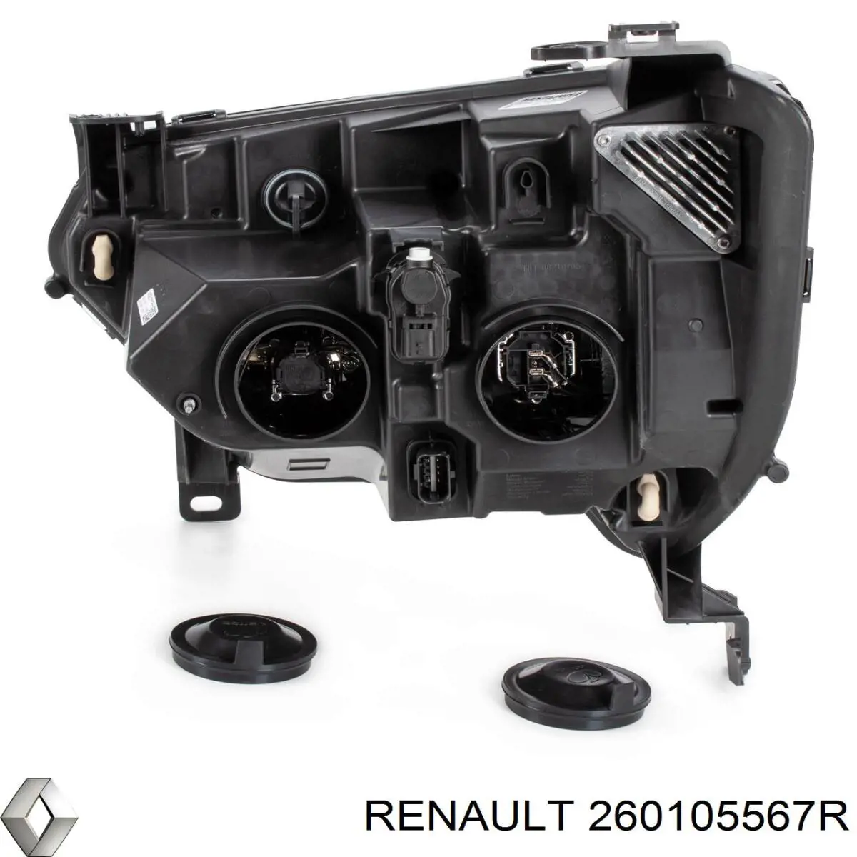 Reflektor prawy Renault (RVI) 260105567R cena, od 264,48 USD
