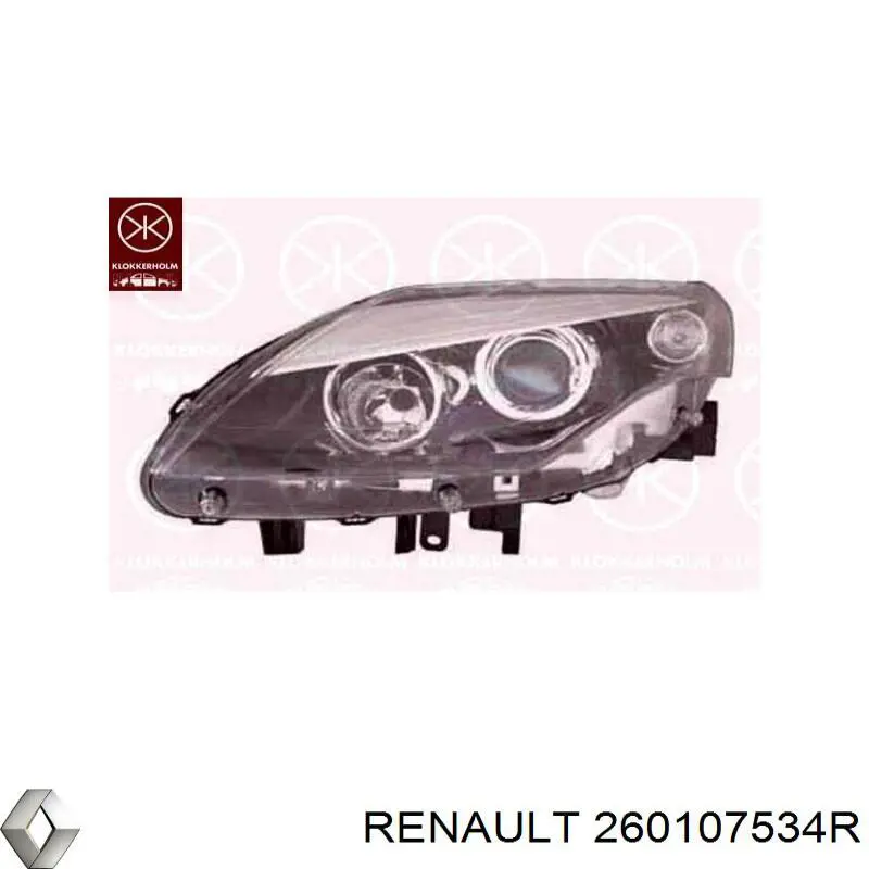 260107534R Renault (RVI) Reflektor prawy