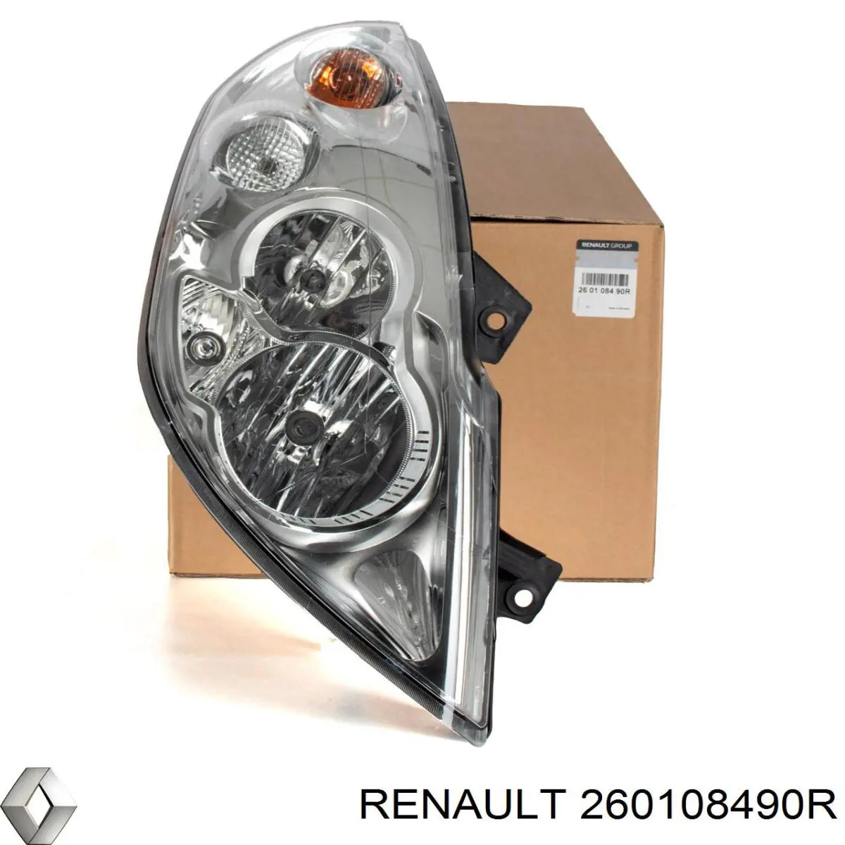Reflektor prawy Renault (RVI) 260108490R cena, od 254,08 USD