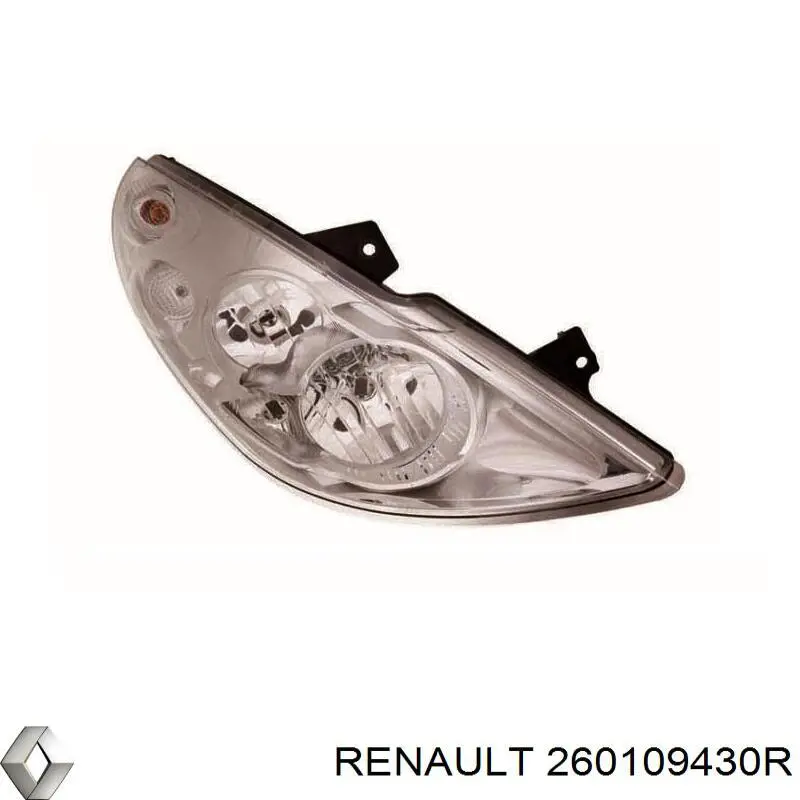 Reflektor prawy Renault (RVI) 260109430R cena, od 218,41 USD