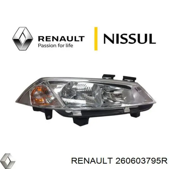 260603795R Renault (RVI) Reflektor lewy
