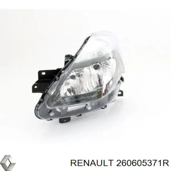 Do koszyka 260606574R Renault (RVI) Reflektor lewy