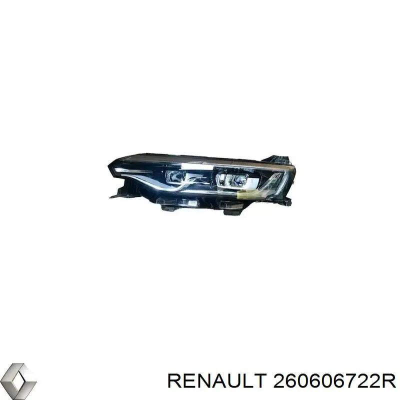 Reflektor lewy 260606722R Renault (RVI)