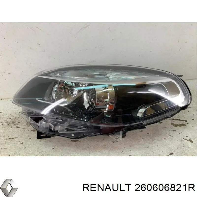 Do koszyka 260606821R Renault (RVI) Reflektor lewy