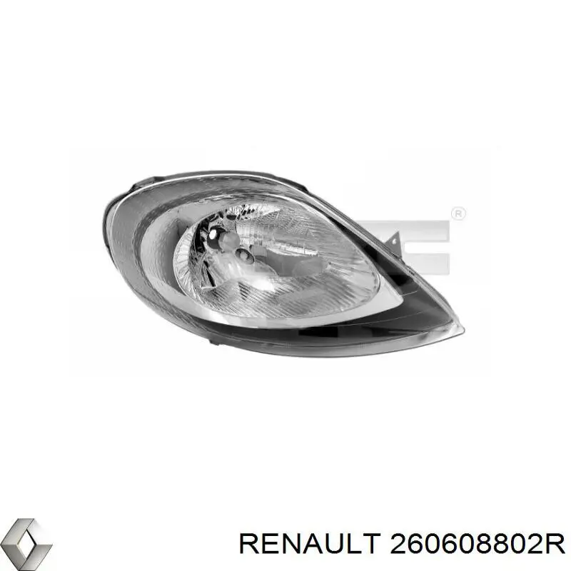Reflektor lewy 260608802R Renault (RVI)