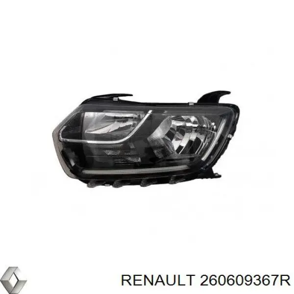 Do koszyka 260609367R Renault (RVI) Reflektor lewy