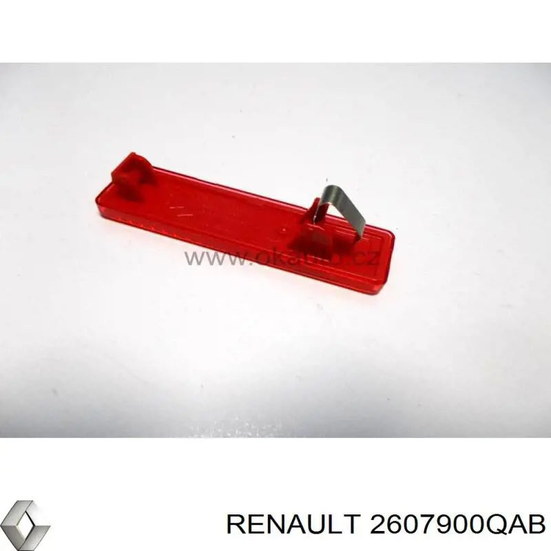 Do koszyka 2607900QAB Renault (RVI) Lampa odblaskowa zderzaka tylnego