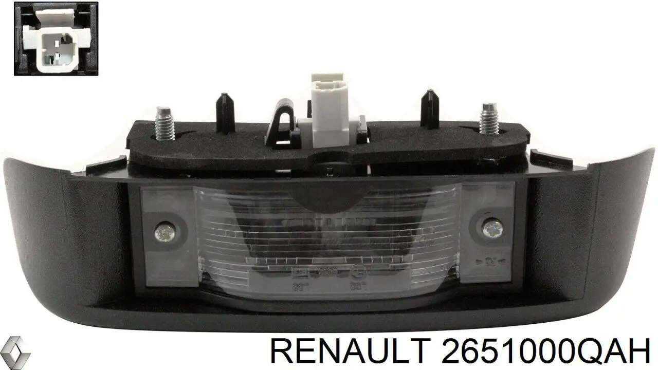 2651000QAH Renault (RVI) lampa oświetlenia tylnej tablicy rejestracyjnej