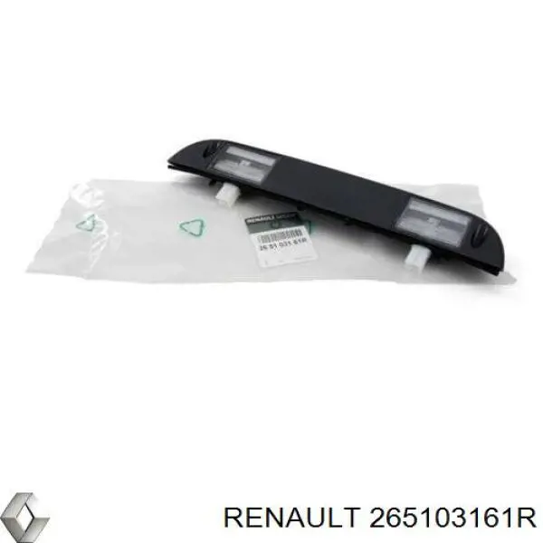 Obudowa lampki odświetlenia tablicy rejestracyjnej Renault (RVI) 265103161R cena, od 35,39 USD
