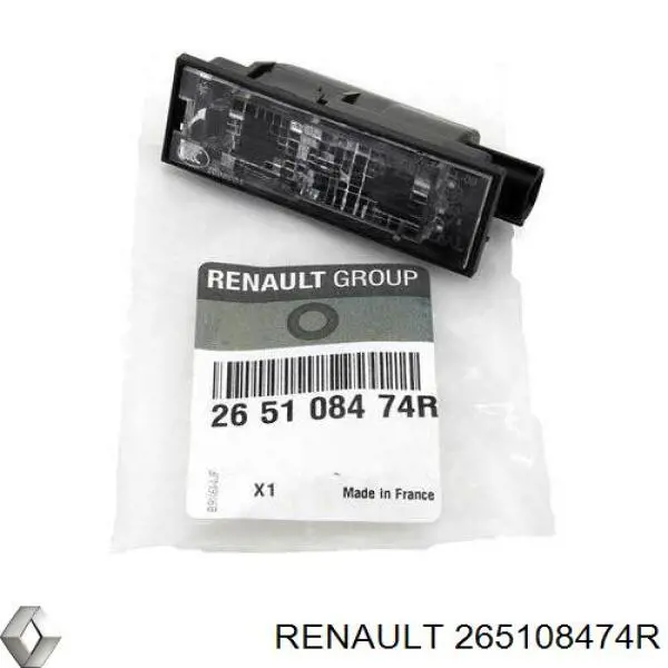 265108474R Renault (RVI) Lampa oświetlenia tylnej tablicy rejestracyjnej