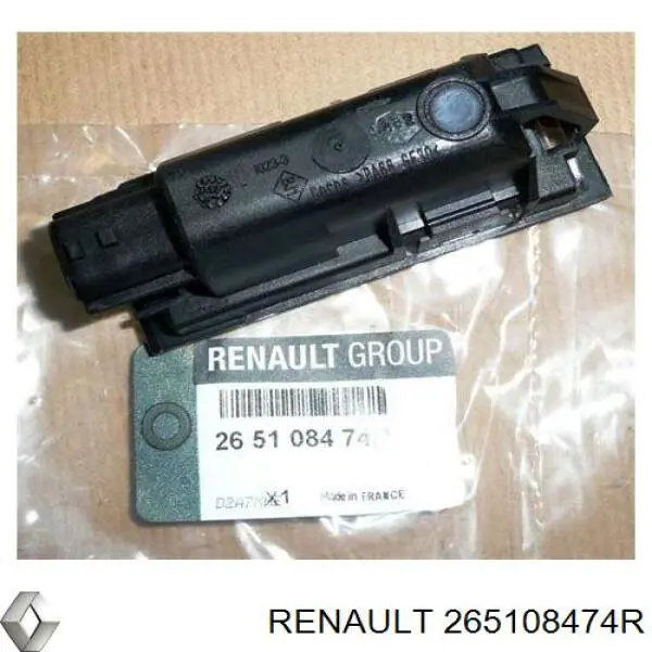 Do koszyka 265108474R Renault (RVI) Lampa oświetlenia tylnej tablicy rejestracyjnej
