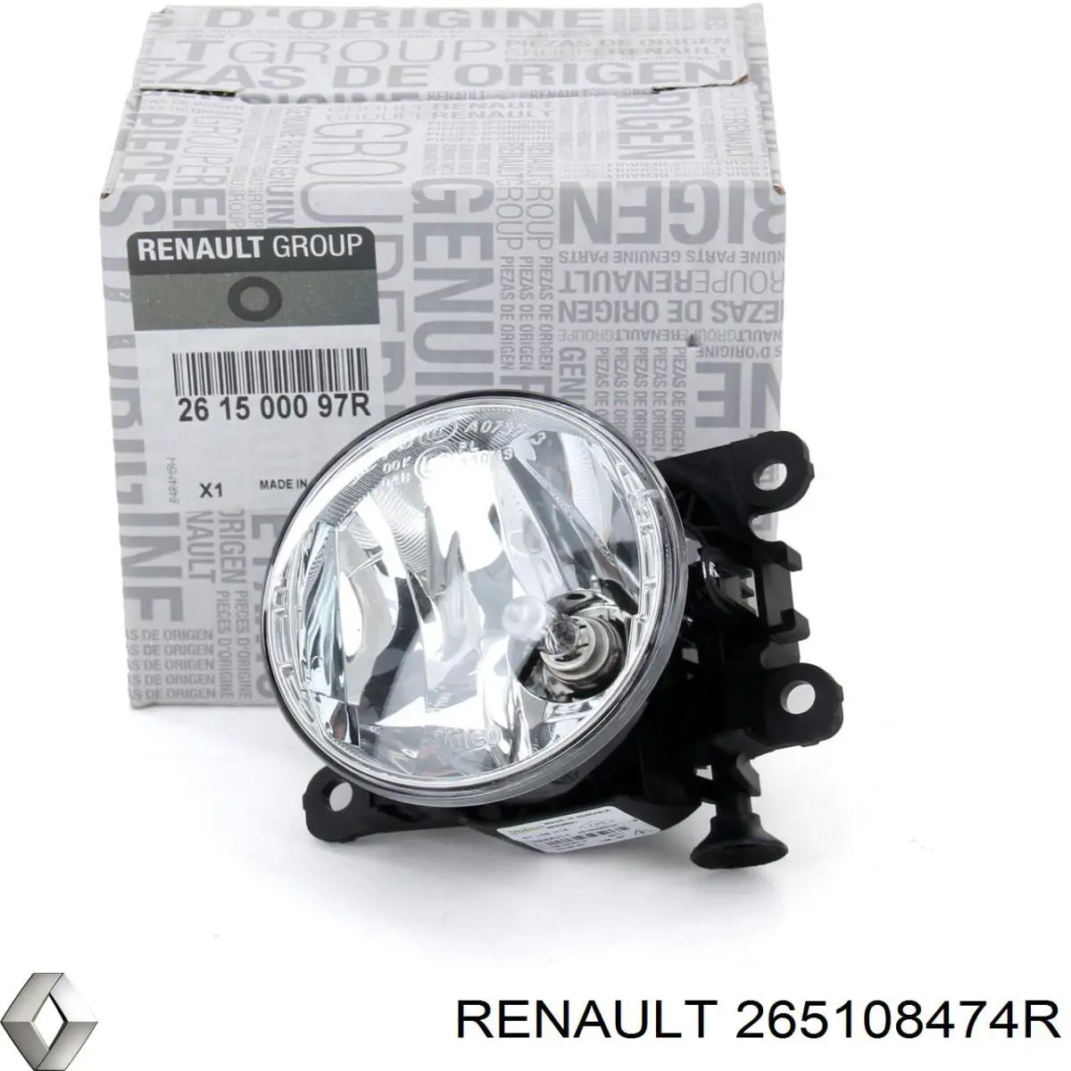 Lampa oświetlenia tylnej tablicy rejestracyjnej 265108474R Renault (RVI)