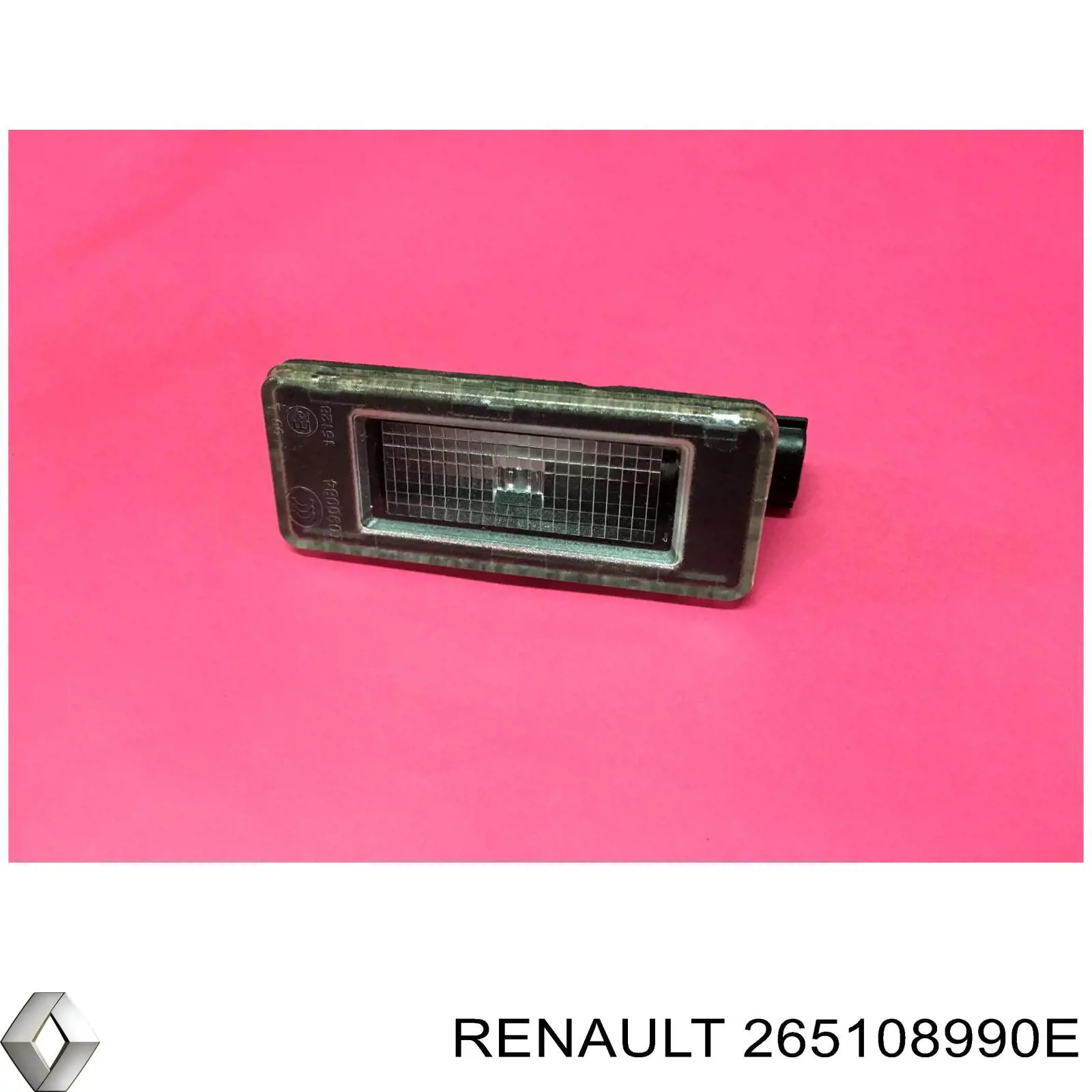 265108990E Renault (RVI) Lampa oświetlenia tylnej tablicy rejestracyjnej