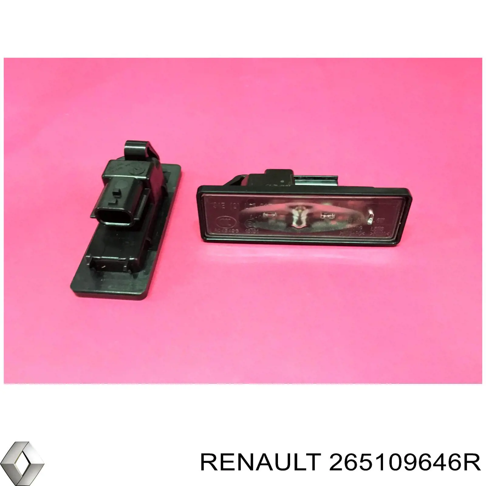 Lampa oświetlenia tylnej tablicy rejestracyjnej Renault Scenic GRAND IV minivan (R9) (2016 - 2026) cena, od 22,10 USD