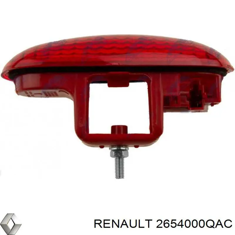 Lampa stop tylna dodatkowa Renault (RVI) 2654000QAC cena, od 39,32 USD