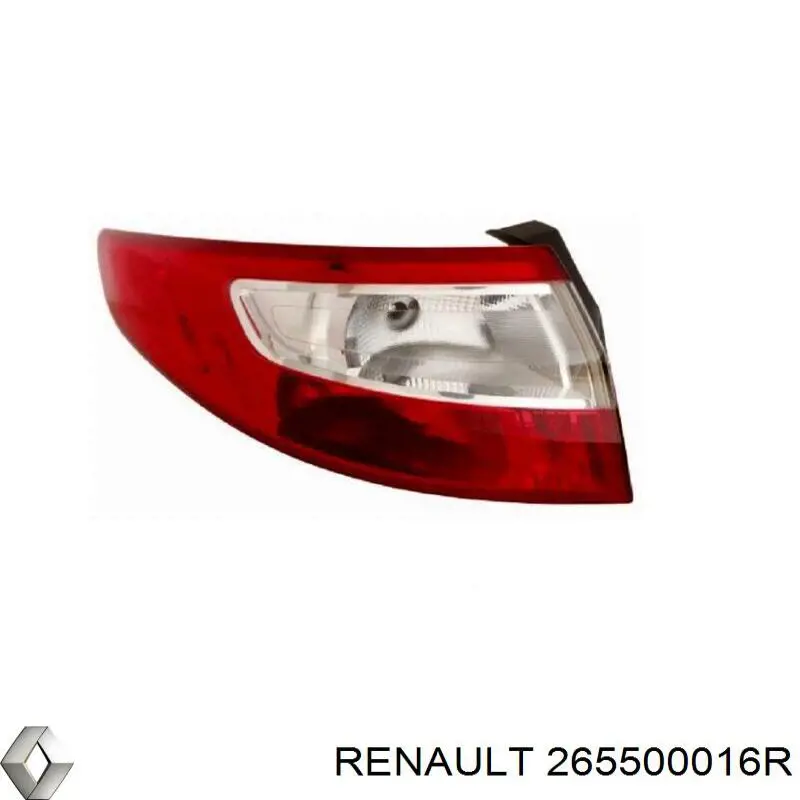 Do koszyka 265500016R Renault (RVI) Lampa zespolona tylna prawa zewnętrzna