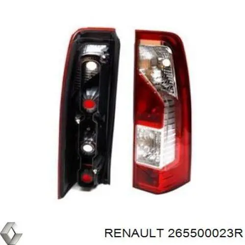 Do koszyka 265500023R Renault (RVI) Lampa zespolona tylna prawa