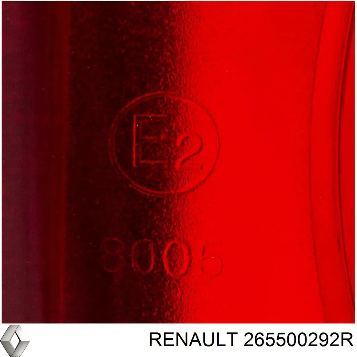 Lampa zespolona tylna prawa 265500292R Renault (RVI)