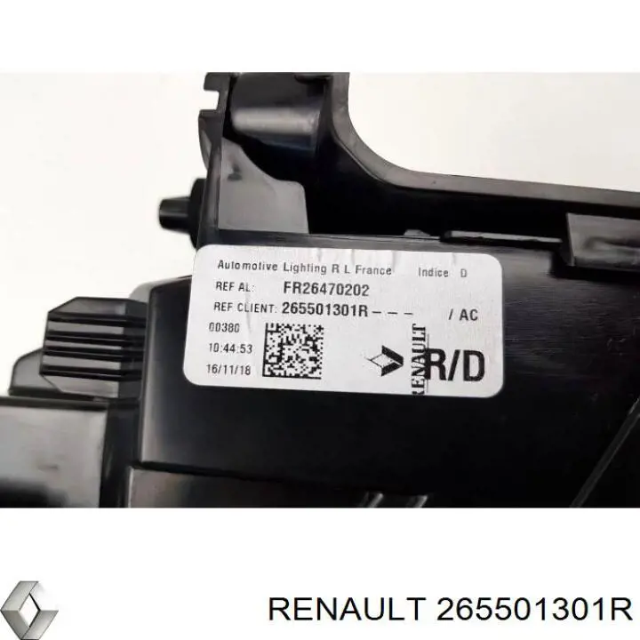 Do koszyka 265502736R Renault (RVI) Lampa zespolona tylna prawa zewnętrzna