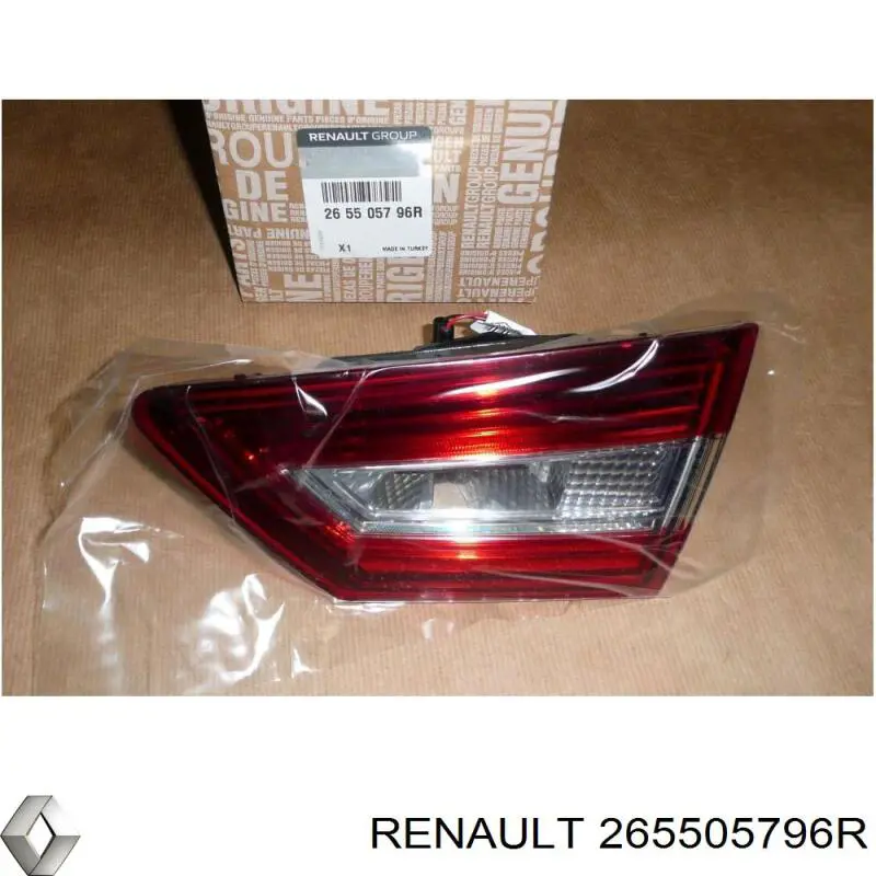 265505796R Renault (RVI) Lampa zespolona tylna prawa wewnętrzna