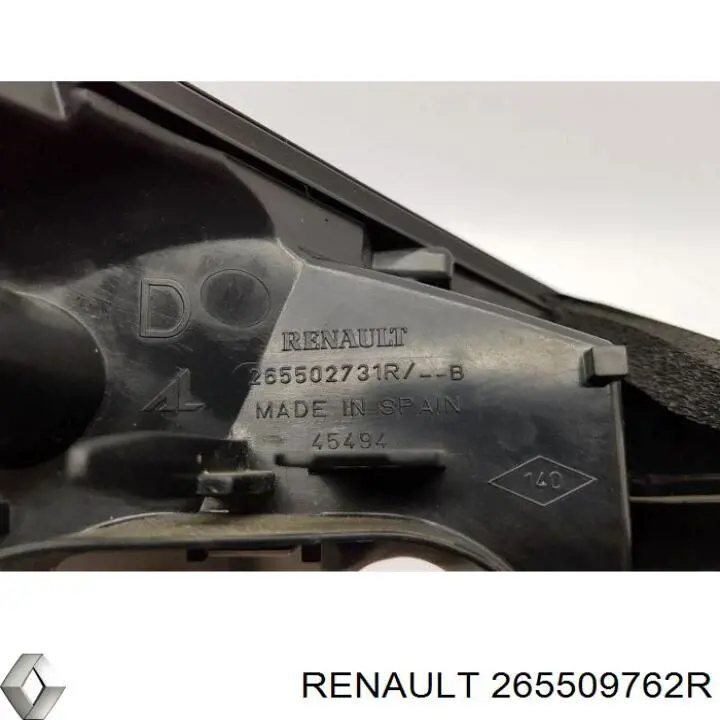 265509762R Renault (RVI) Lampa zespolona tylna prawa zewnętrzna