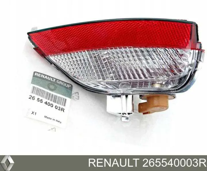 265540003R Renault (RVI) Przednia lampa przeciwmgielna tylna prawa