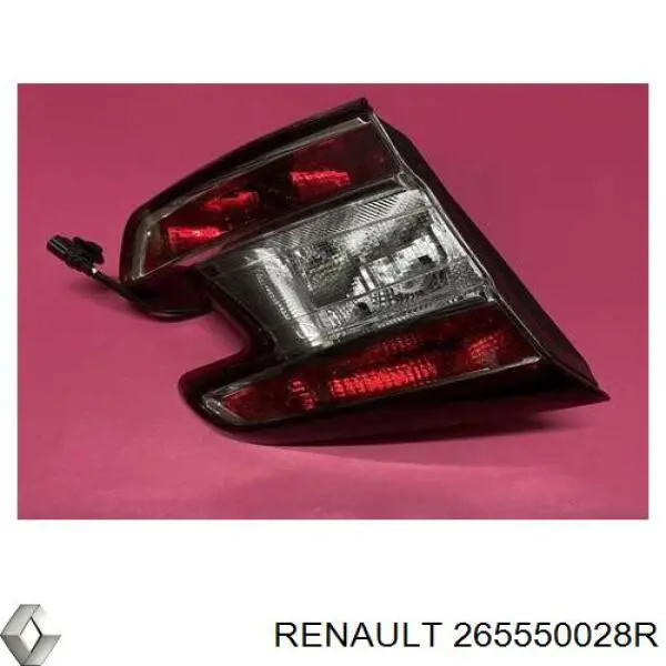 265550028R Renault (RVI) Lampa zespolona tylna lewa wewnętrzna