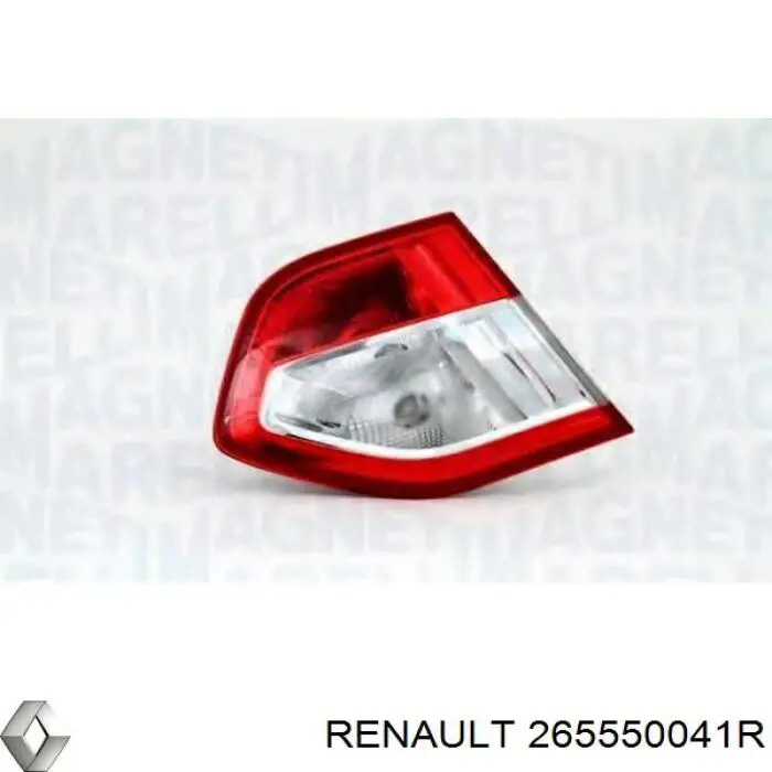 265550041R Renault (RVI) Lampa zespolona tylna lewa wewnętrzna