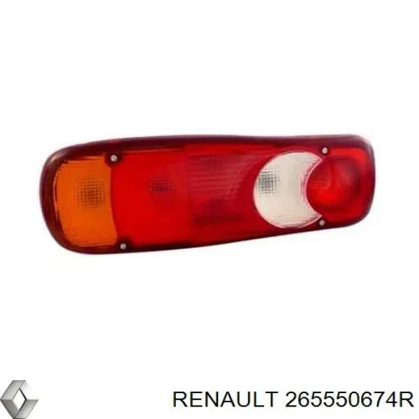 265550674R Renault (RVI) Lampa zespolona tylna lewa