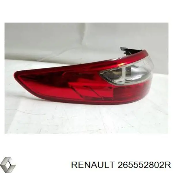 Lampa zespolona tylna lewa zewnętrzna Renault (RVI) 265552802R cena, od 98,75 USD
