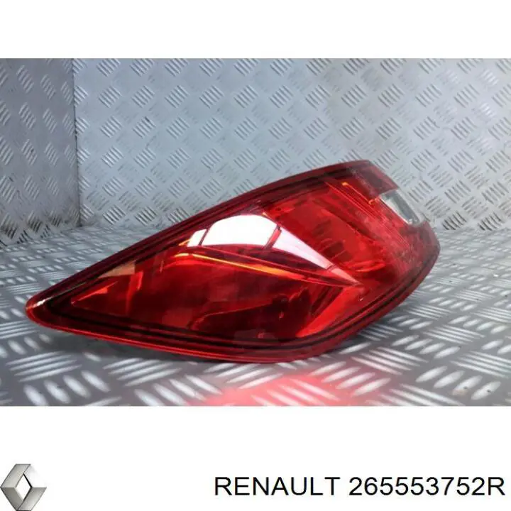Lampa zespolona tylna lewa zewnętrzna Renault (RVI) 265553752R cena, od 68,10 USD