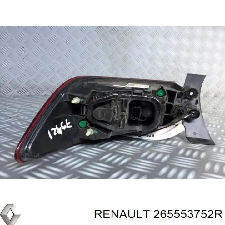 Do koszyka 265553752R Renault (RVI) Lampa zespolona tylna lewa zewnętrzna